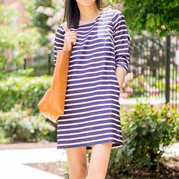 J. Crew - Stripe Dress - Picture 1 of 3